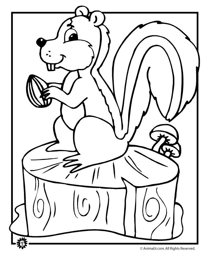 Simple Coloring Pages For Fall - Coloring Home