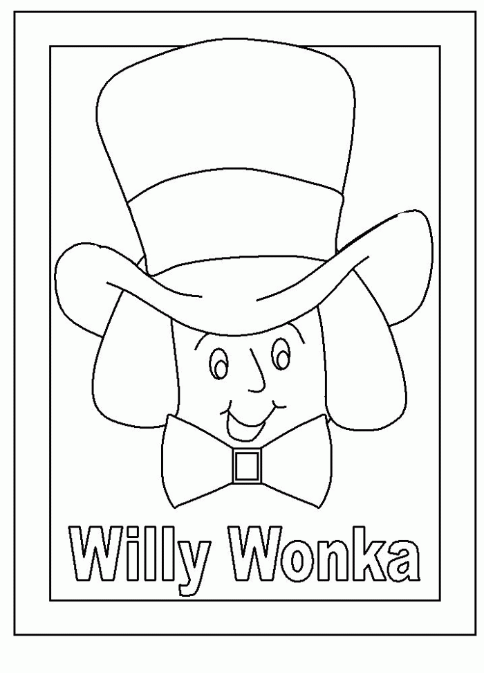 Charlie And The Chocolate Factory Printable Coloring Pages