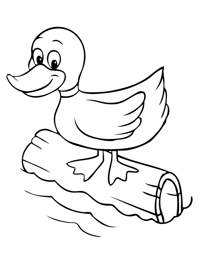 Free Printable Duck Coloring Pages | H & M Coloring Pages