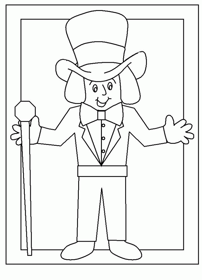 Charlie And The Chocolate Factory Printable Coloring Pages