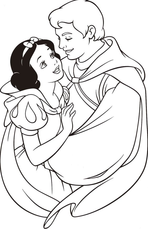 Disney Princess Coloring Pages Snow White Home Page Printable Ecoloringpage