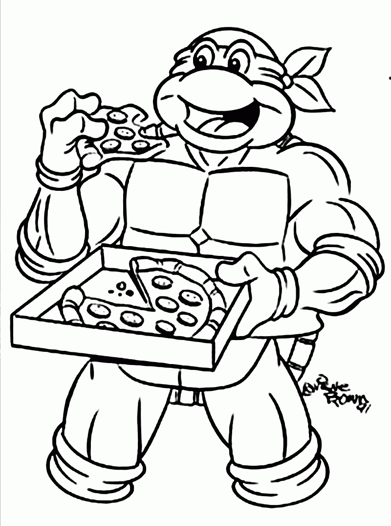 Ninja Turtles Coloring Pages Pdf Coloring Home