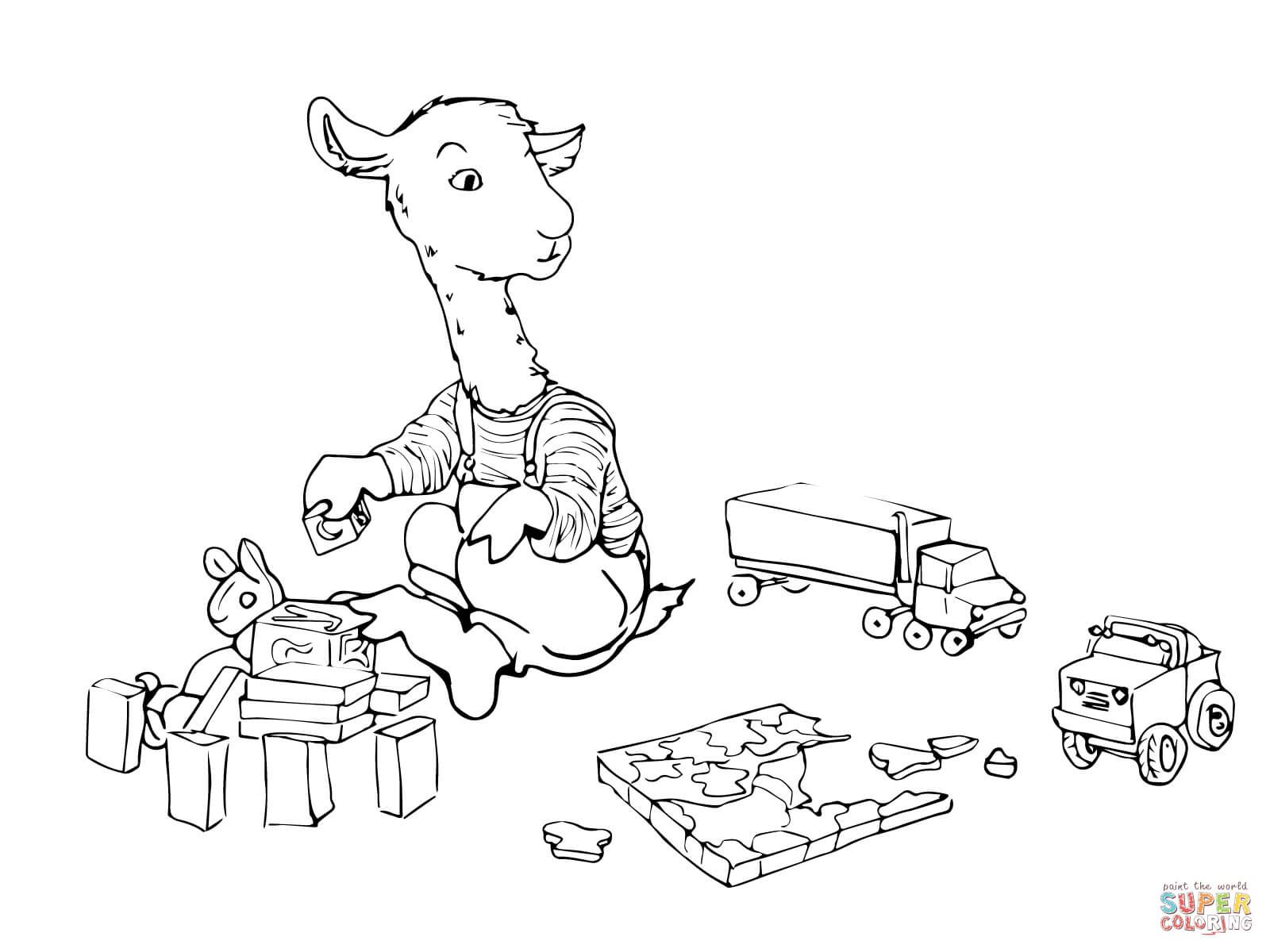 Llama Coloring Pages Printable - Get Coloring Pages