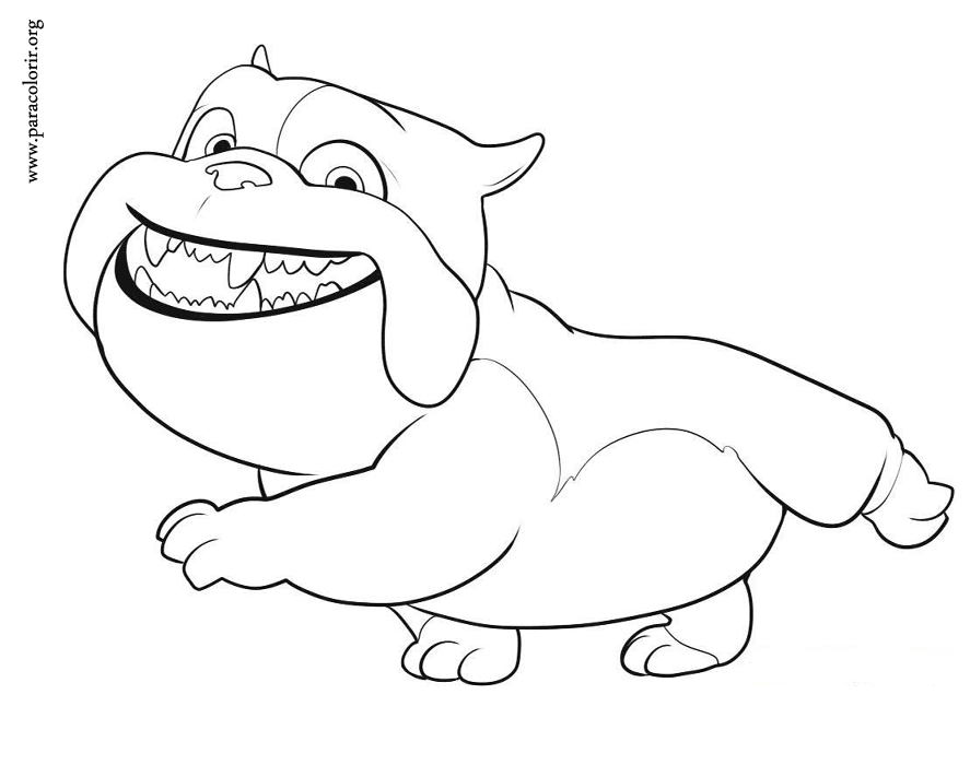 Bulldog Printables - Coloring Pages for Kids and for Adults