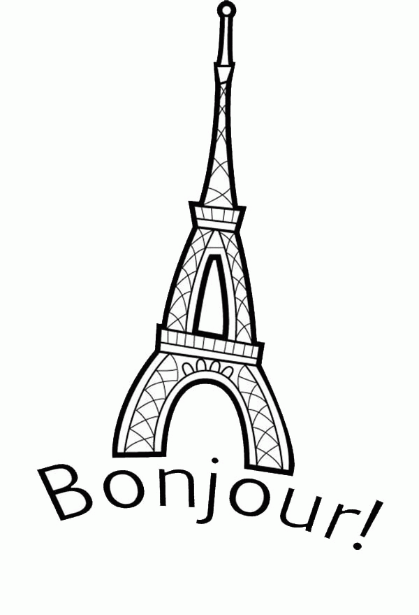 Free Printable French Colouring Sheets