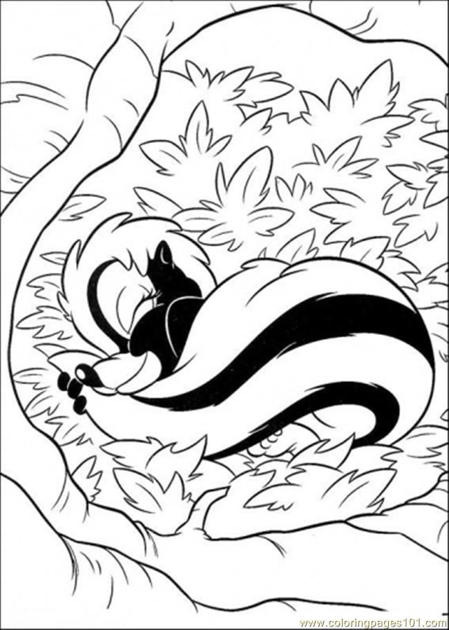 8 Pics of Flower From Bambi Coloring Pages - Bambi and Flower ...