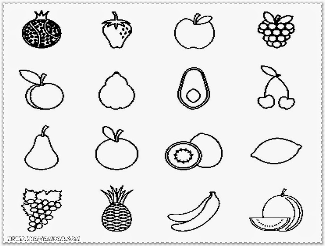 Coloring Pages Fruit And Vegetables - Free Printable Kids Coloring ...