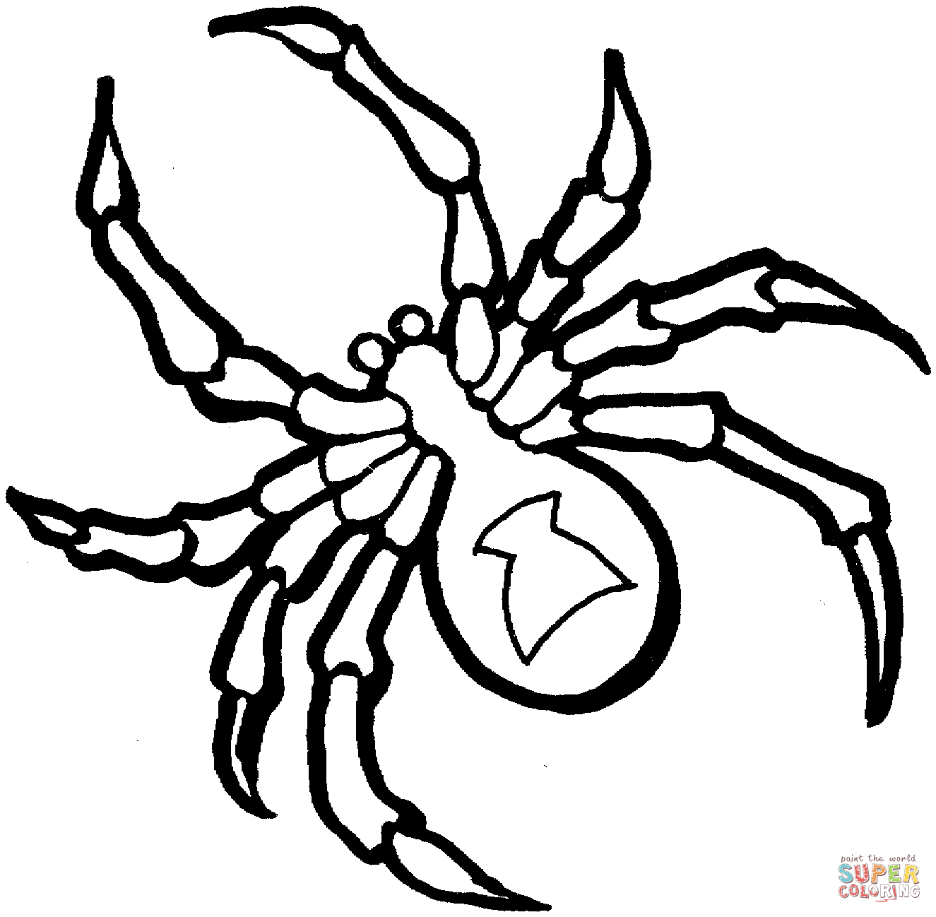 Spider Coloring Pages Printable Coloring Home