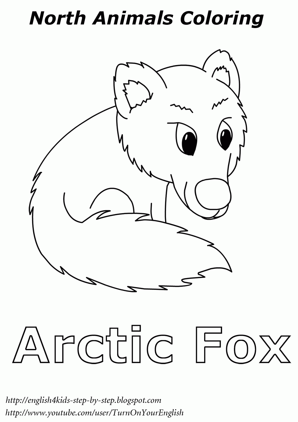 Arctic Coloring Page - Coloring Home