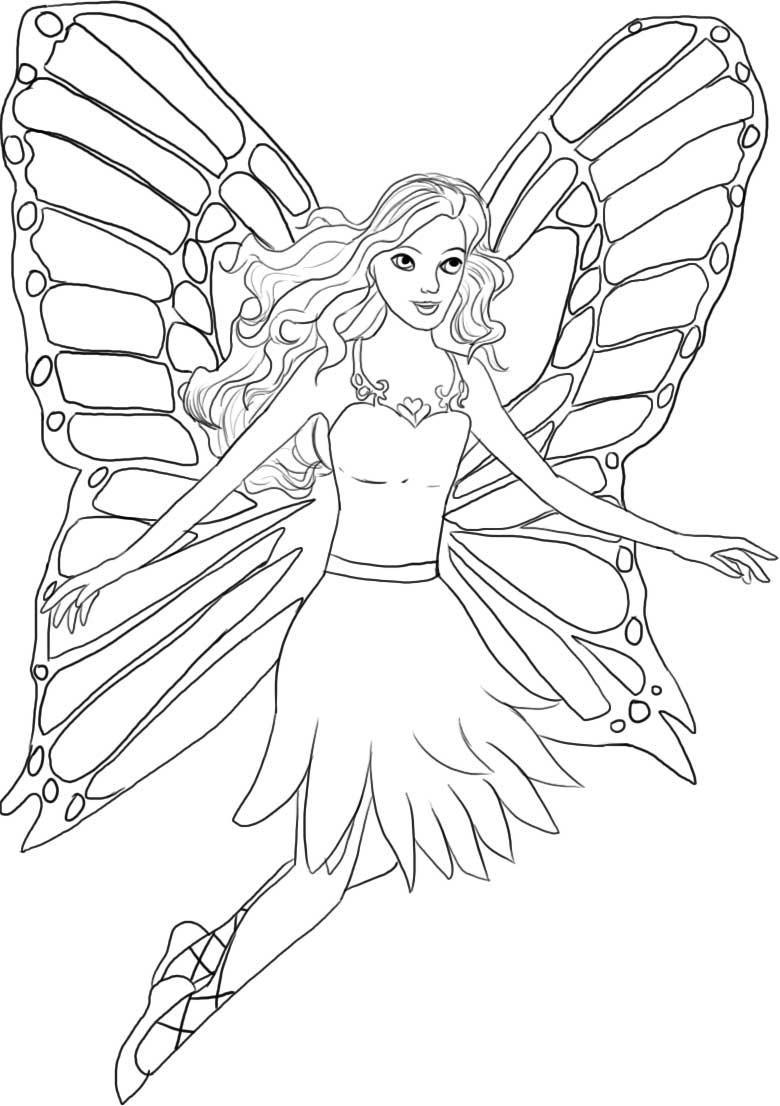 Barbie S - Coloring Pages for Kids and for Adults