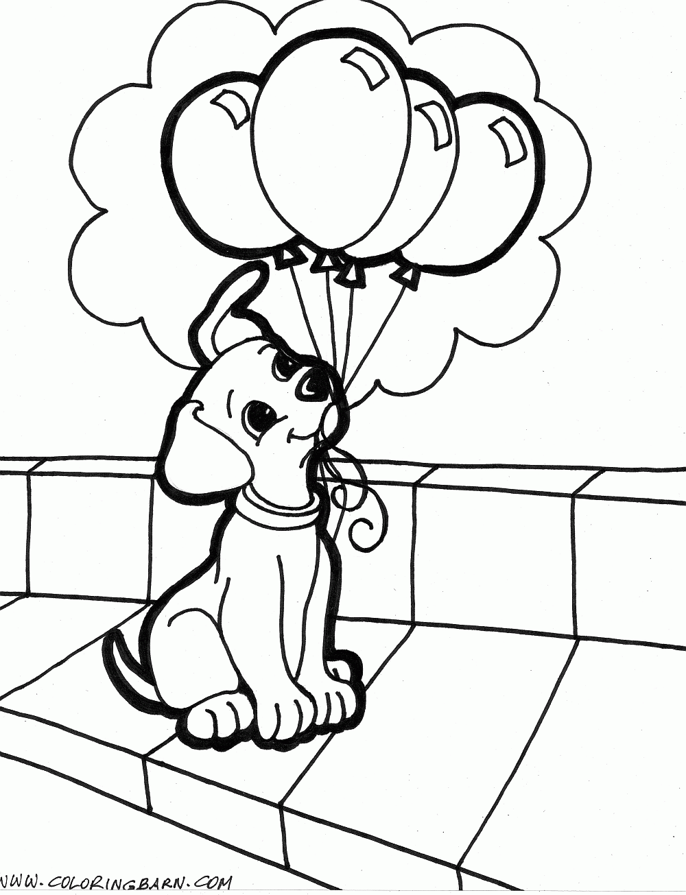 Kitten And Puppy Coloring Pages To Print - Coloring Home