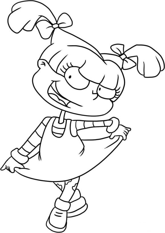 Free Rugrats Coloring Page Cartoon Coloring Page Coloring Home 21824