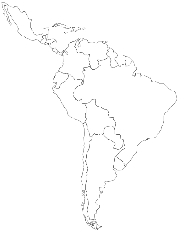 Latin America Map Clipart - Clipart Kid