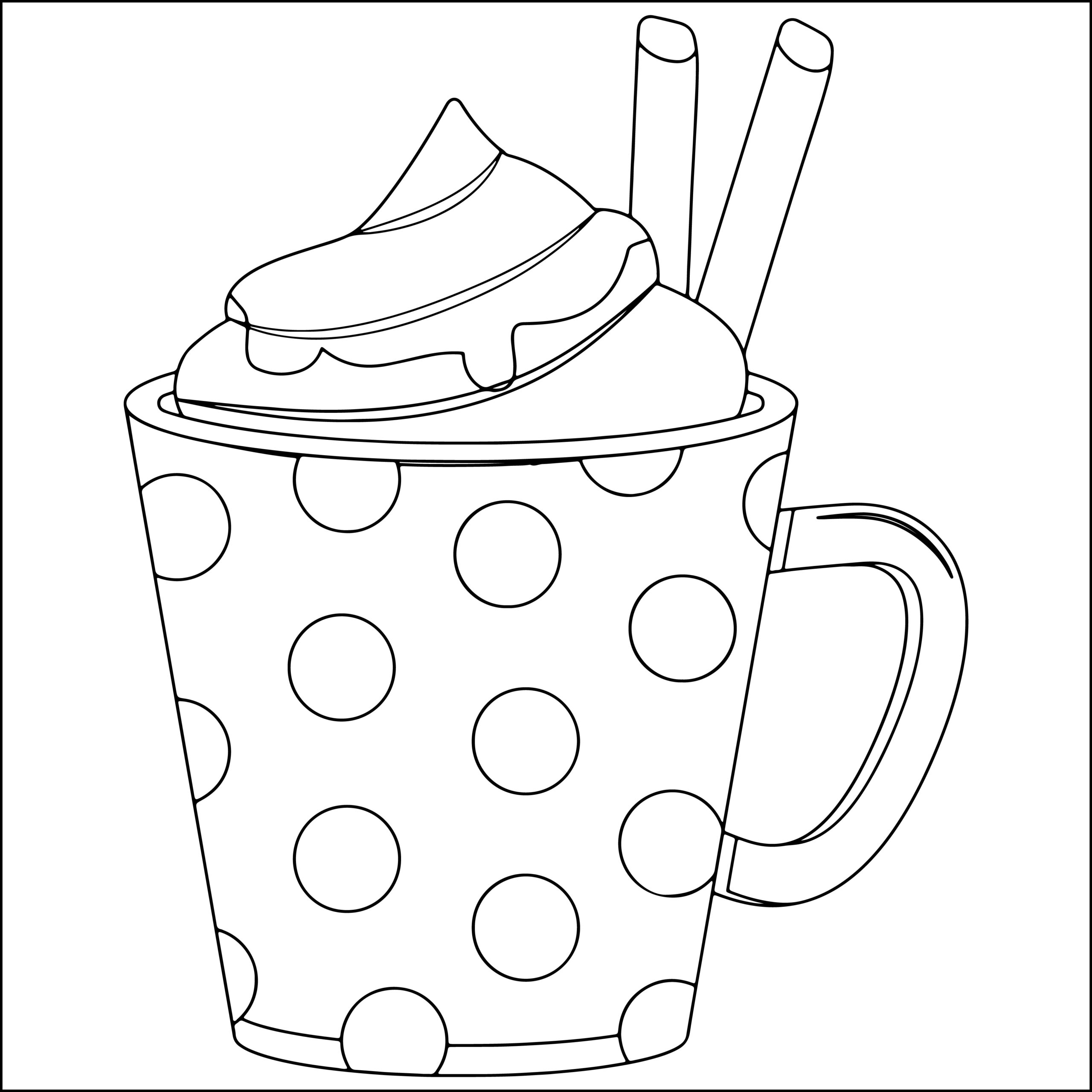 Christmas Hot Drinks Coloring Book ...