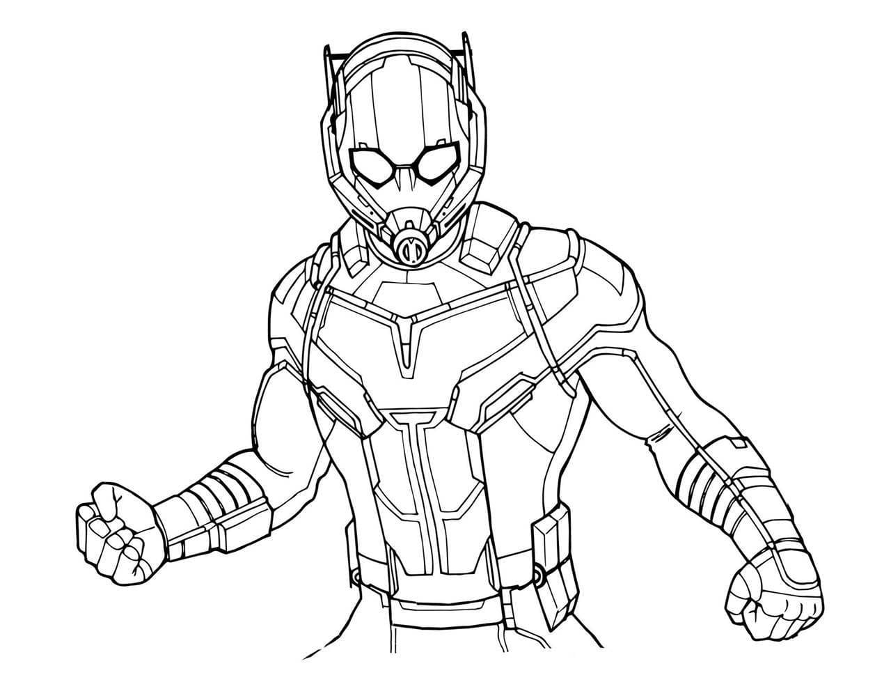 Ant-Man 2 Coloring Page - Free Printable Coloring Pages for Kids