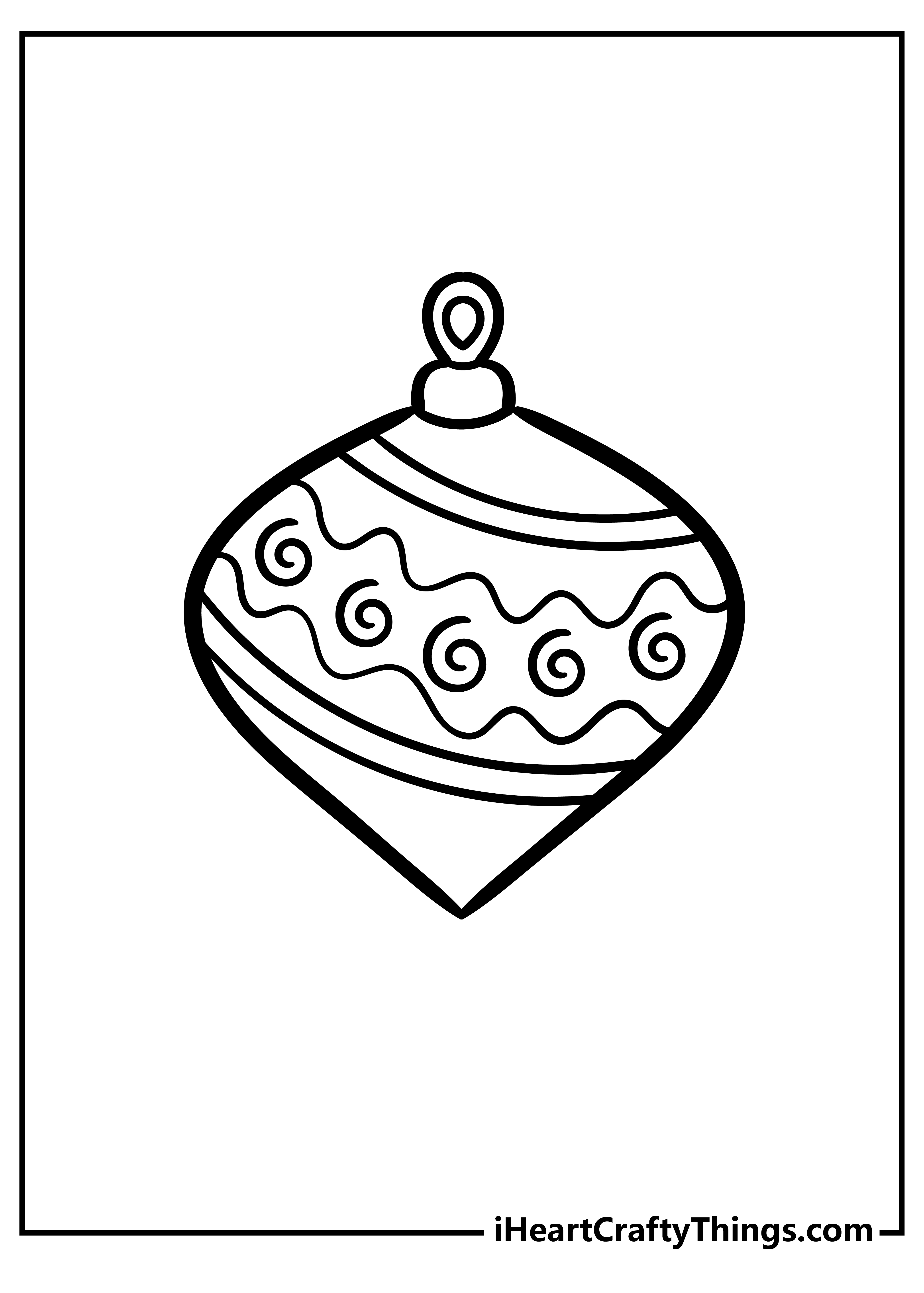 Printable Christmas Ornament Coloring Pages (Updated 2023)