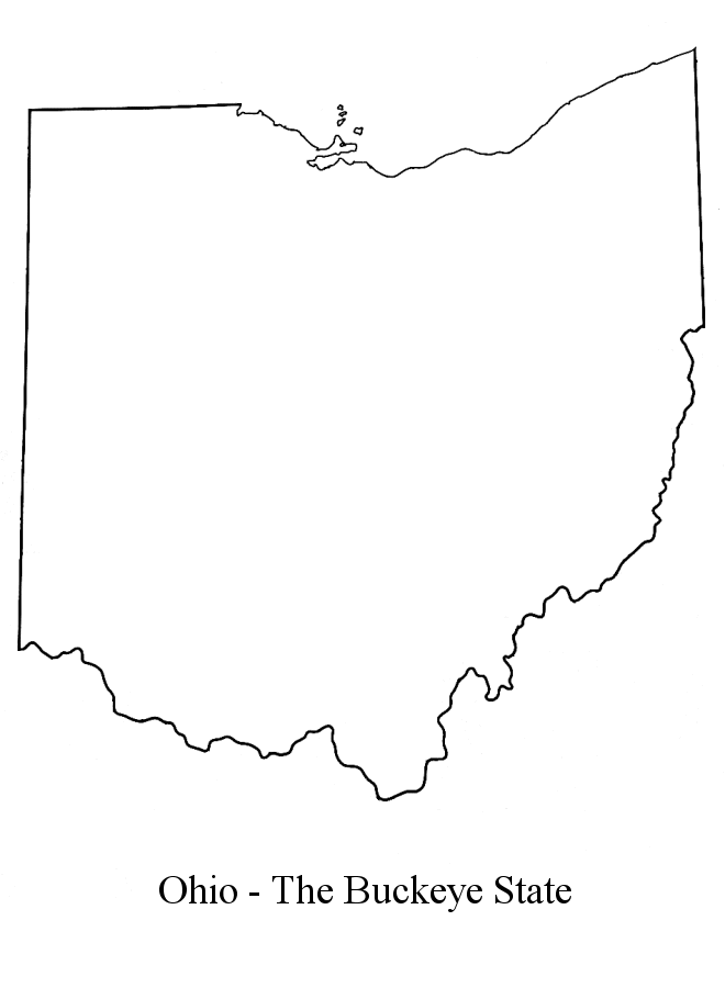 ohio state coloring pages for free - photo #19
