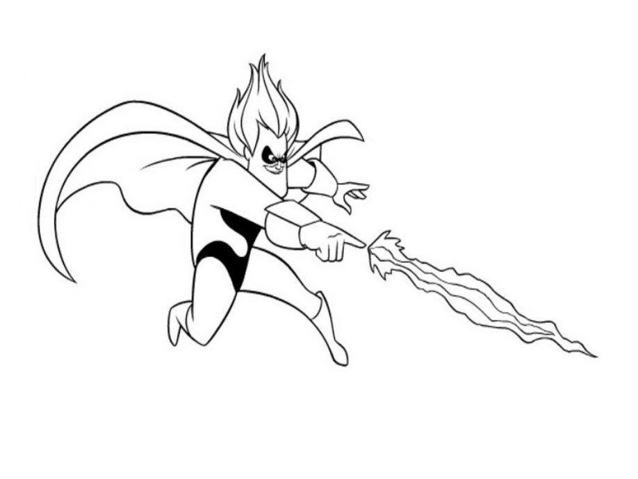 Disney Incredibles Coloring Pages - Coloring Home