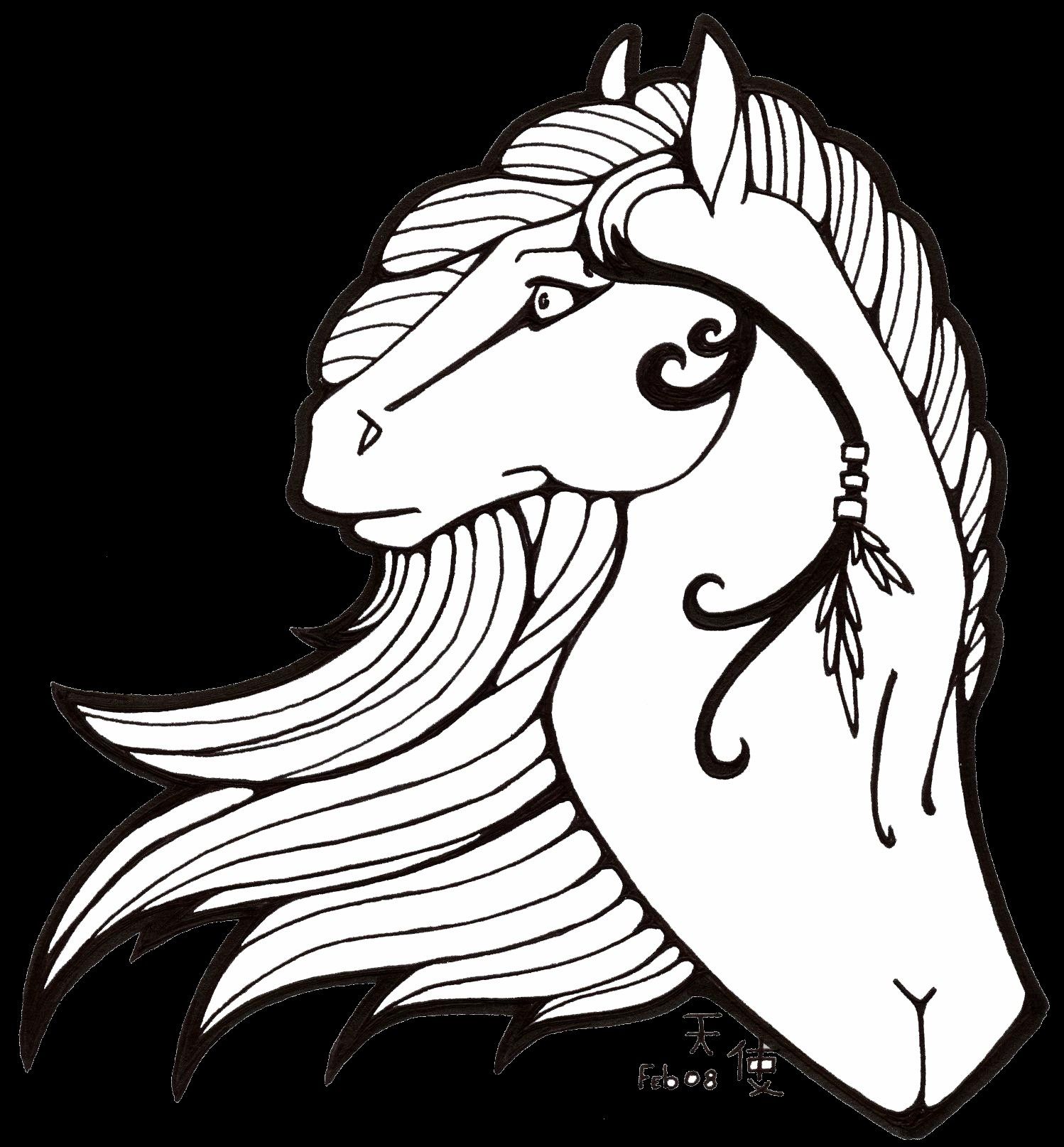 Horse Head Cartoon - Cliparts.co