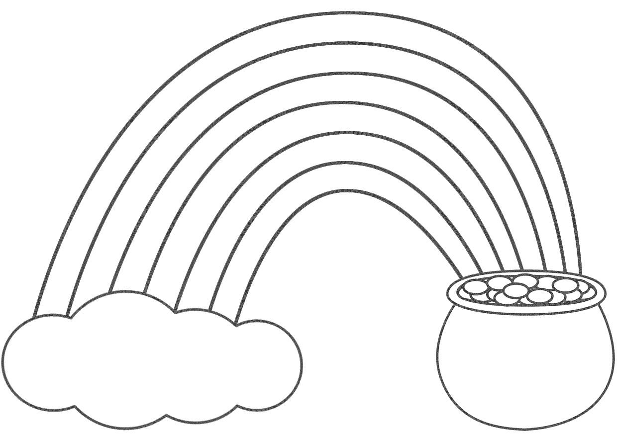 Preschool Free Printable Coloring Pages Of Rainbows Coloring Home