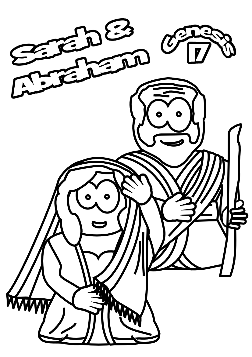 Abraham And Sarah Coloring Pages Printable Coloring Home