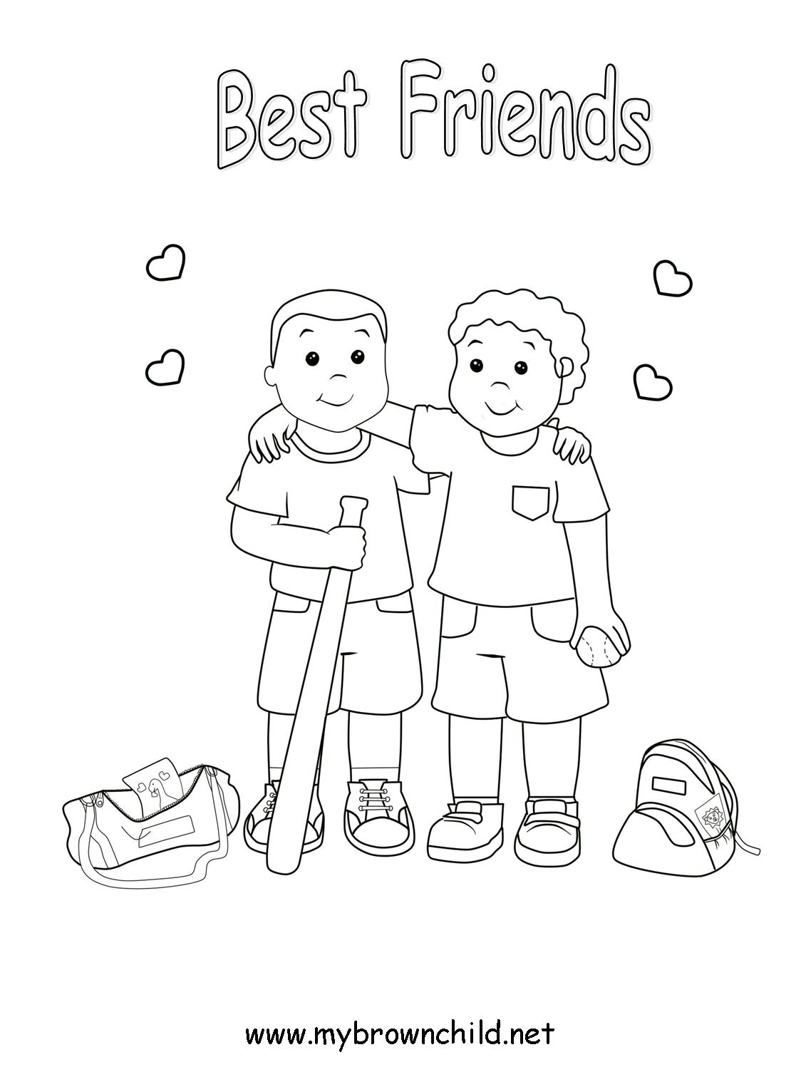 Coloring Pages For Friends - Coloring Home