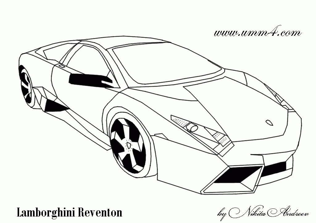 Lamborghini Coloring Page (20 Pictures) - Colorine.net | 1711