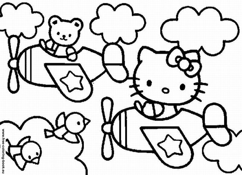 Coloring pages Hello Kitty - Printable Coloring Pages Online