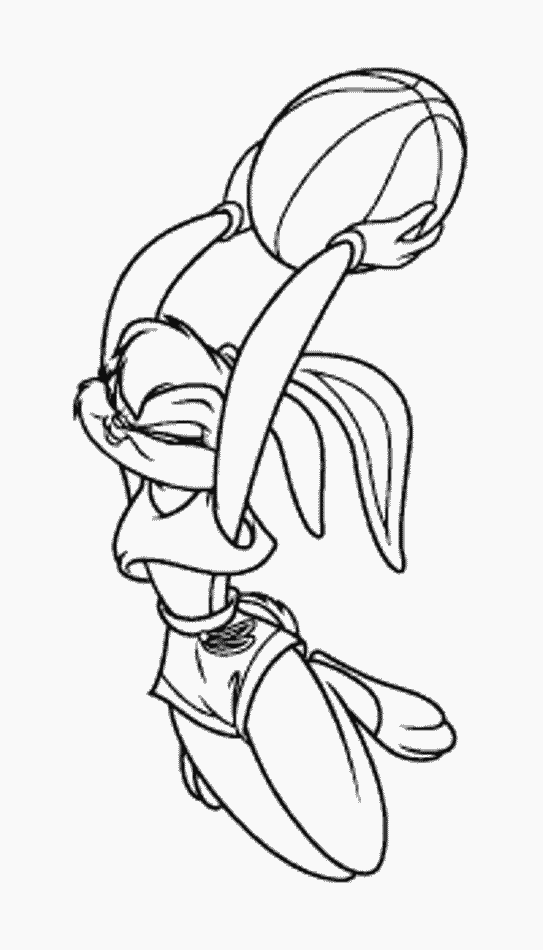 Lola Bunny Coloring Page - Coloring Home