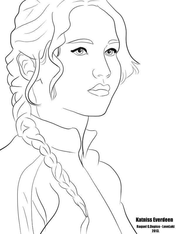 Hunger Games Coloring Pages Coloring Home