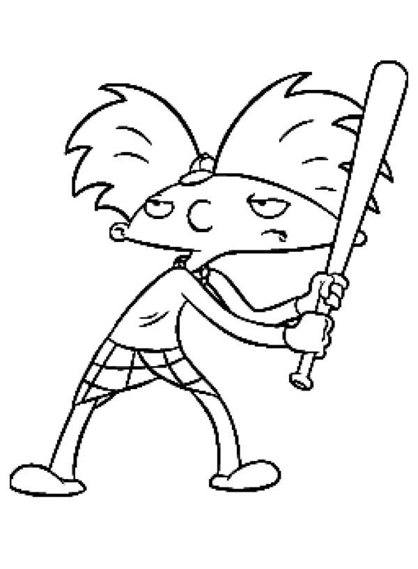Picture of Hey Arnold Coloring Pages | Bulk Color