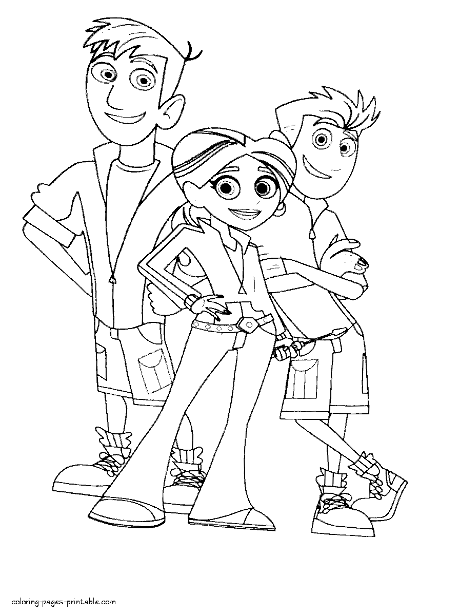 Wild Kratts Coloring Pages For Kids Coloring Home