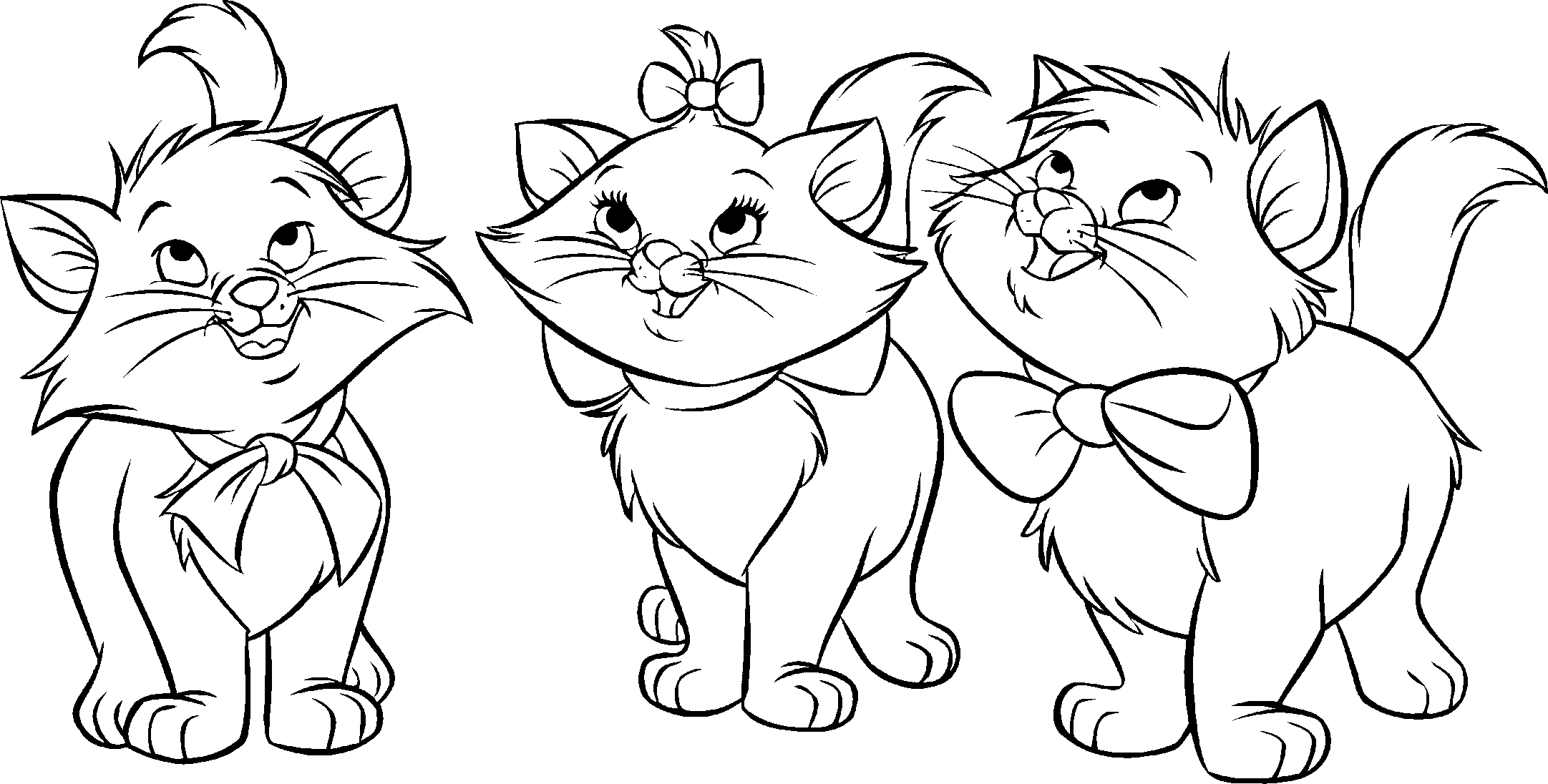 Cat And Kitten Coloring Pages For Kids Printable - VoteForVerde.com