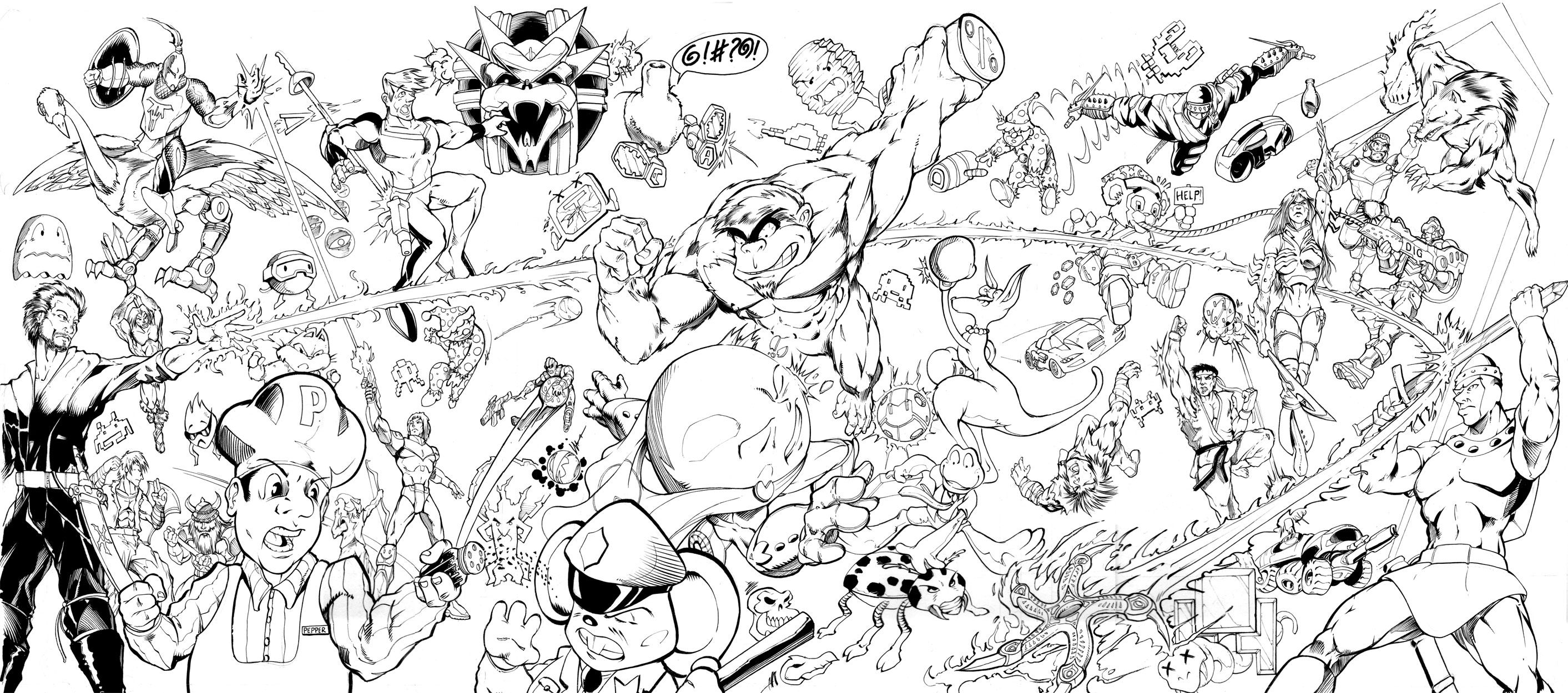 Super Smash Bros The 80s by Inker-guy on DeviantArt
