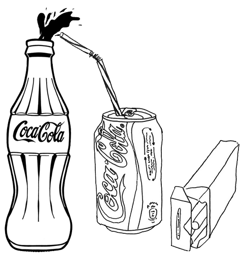 Drinks Coloring Pages Coloring Home
