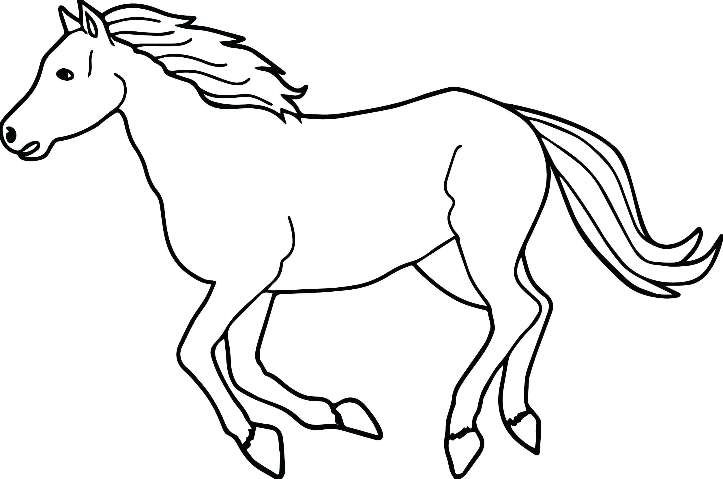 Coloring Book : Horse Coloring Pages Preschool And Foal ...