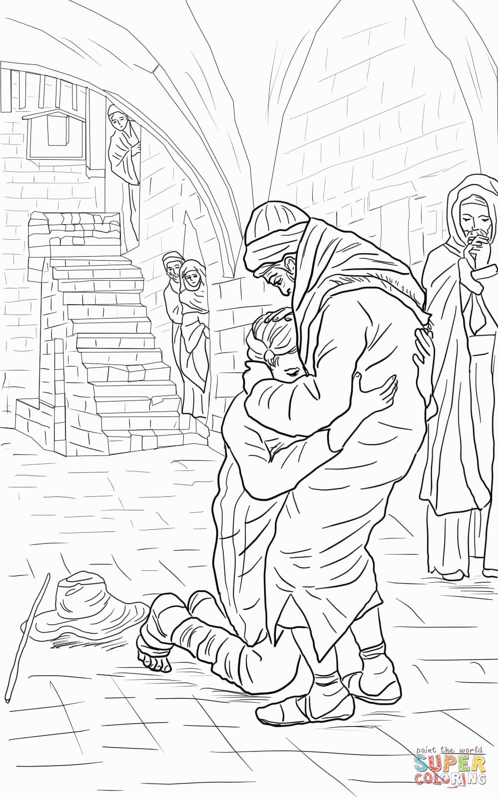 Prodigal Son Coloring Pages Preschool - Coloring Home