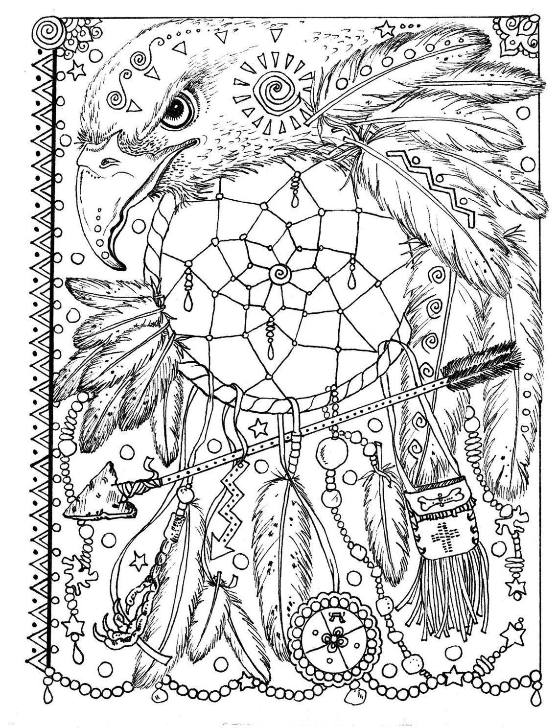 Raven and crow fantasy coloring pages 5 pages instant download animal  spirits to color wolf raven crow | Marybelle.lesoleildefontanieu.com