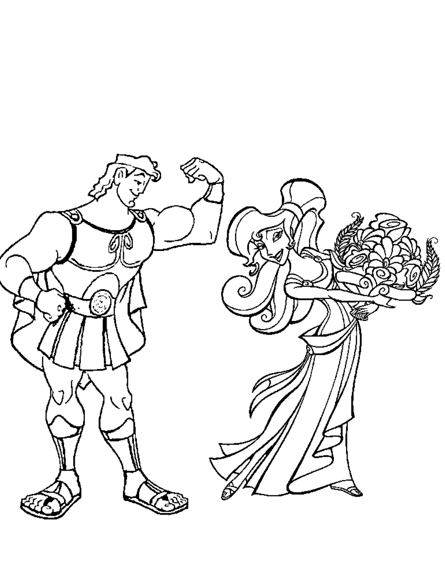 Hercules Cartoon Coloring Pages | Cartoon Coloring pages of ...