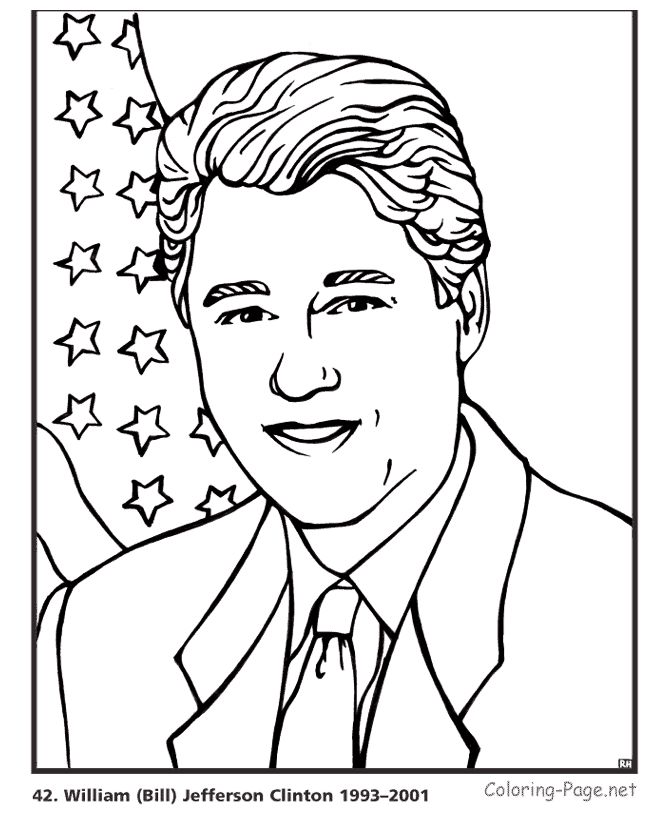 President Coloring Pages Coloring Home