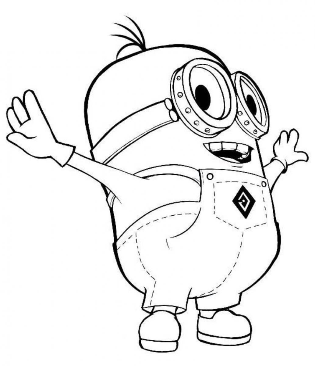 7 Pics of Minion From Despicable Coloring Pages - Bob Minion ...