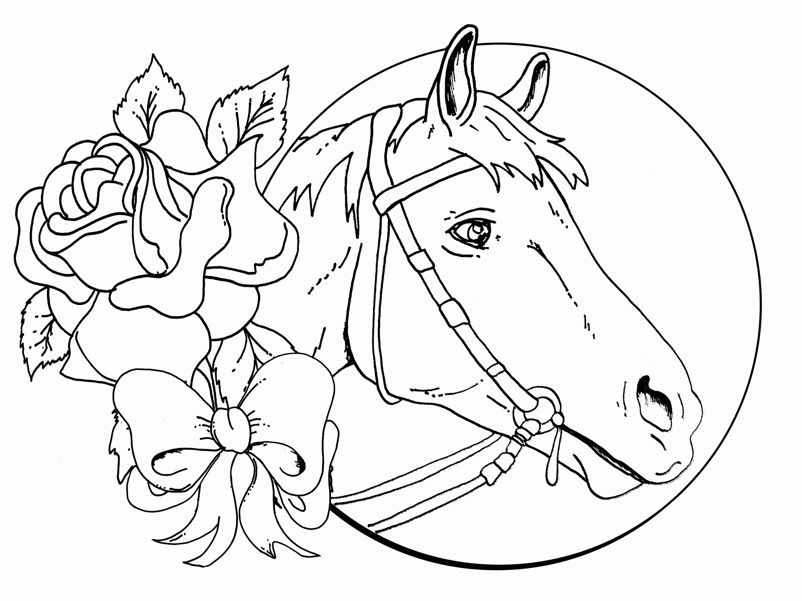 Coloring Pages: Free Coloring Pages Of Horses Printable Kids ...