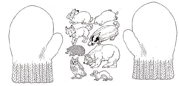 Jan Brett The Mitten Coloring Pages Coloring Home