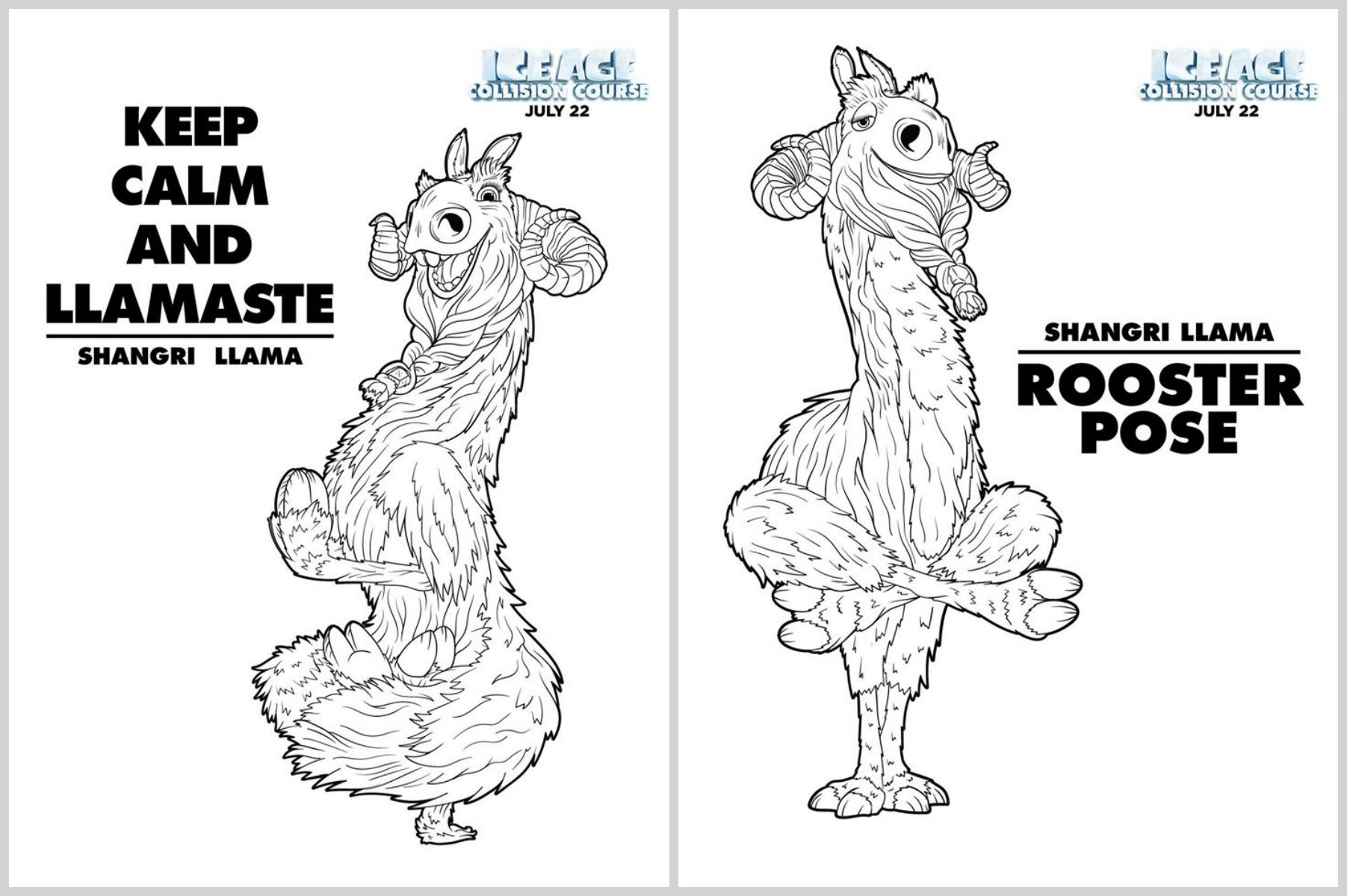Ice Age Collision Course Coloring Pages Coloring Home