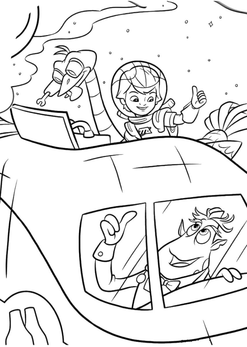 Miles from Tomorrowland Coloring Pages