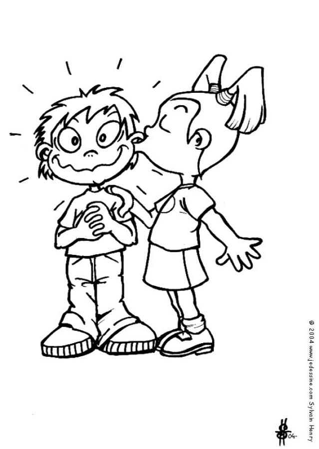 VALENTINE'S DAY coloring pages - Friendship day