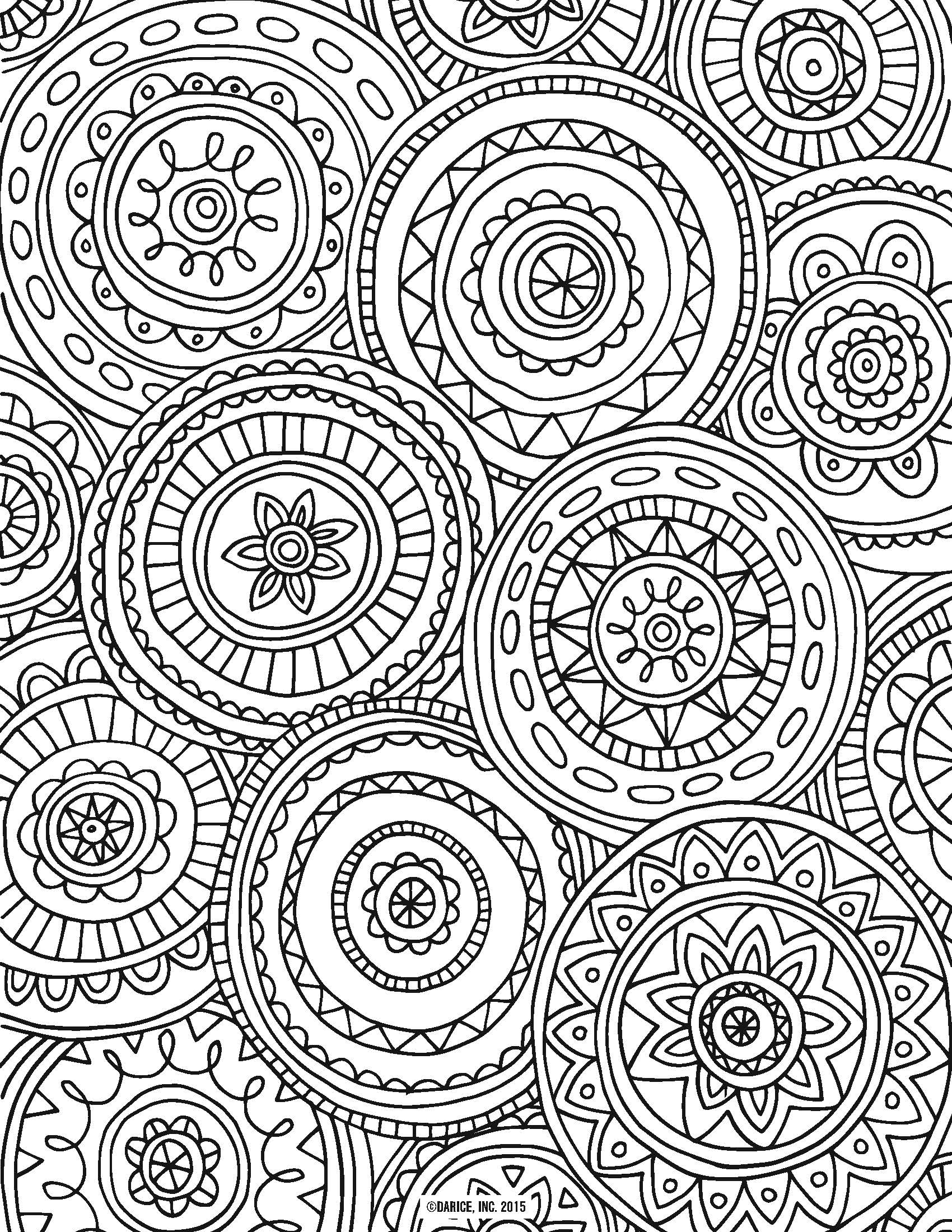 free ship printable doodle art coloring pages. free coloring page ...