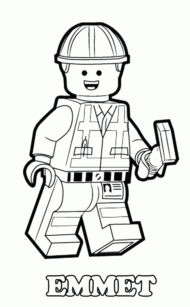 Lego Movie Coloring Pages Home Birthday Printable