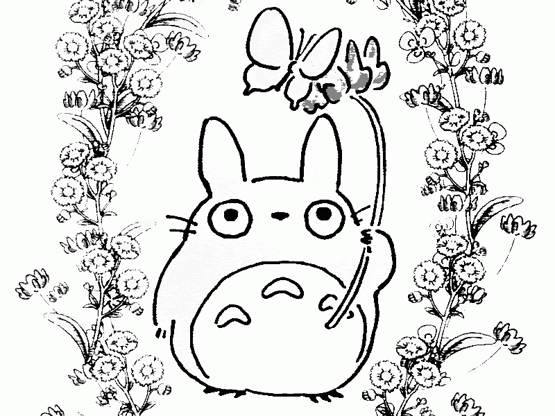 Totoro Coloring Book - Coloring Pages for Kids and for Adults
