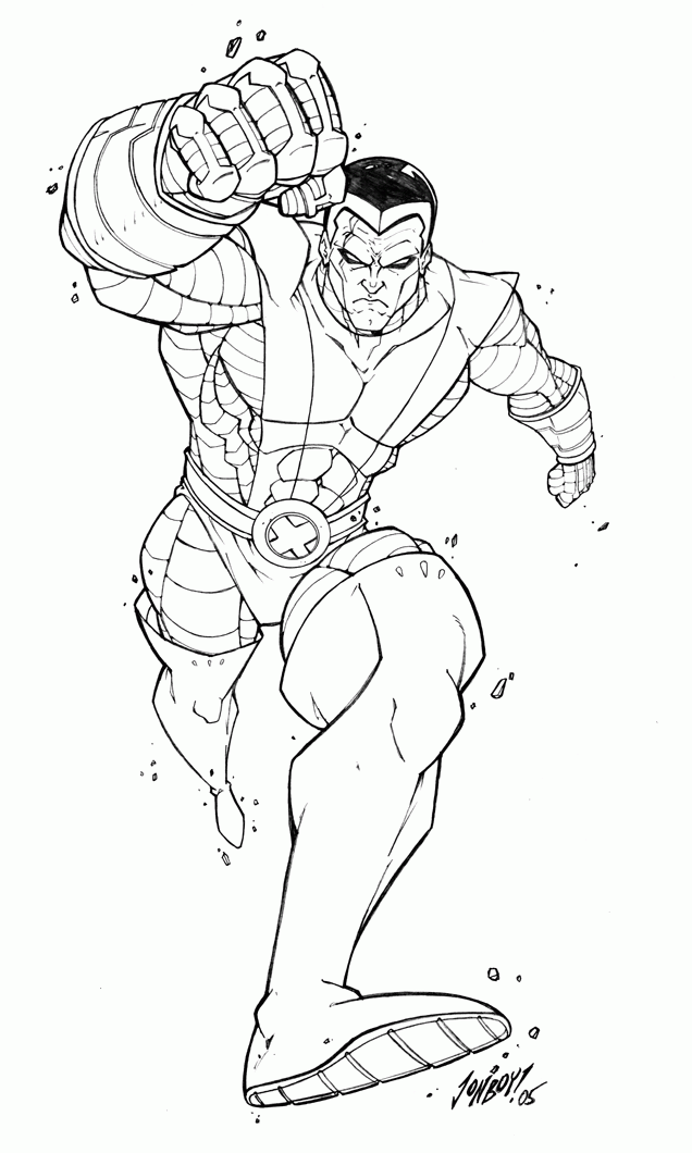 X Men Colossus Coloring Pages - Coloring Home